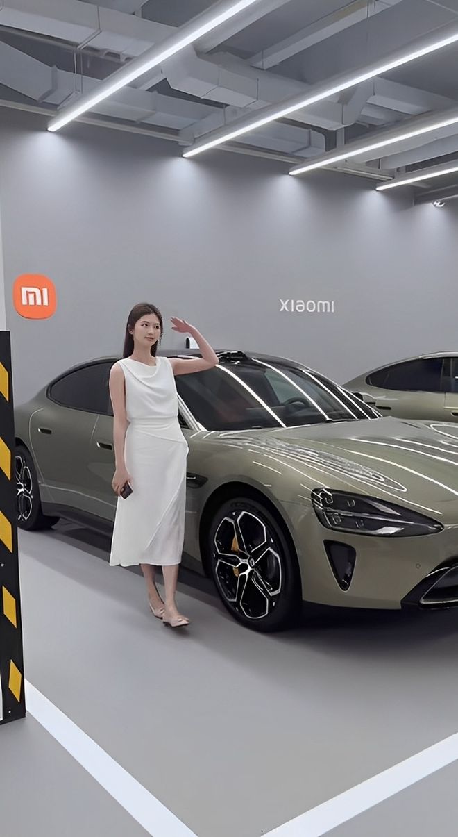 质量都这么高的吗？仙女也就长这样吧PG麻将胡了2小米SU7的美女车主(图8)