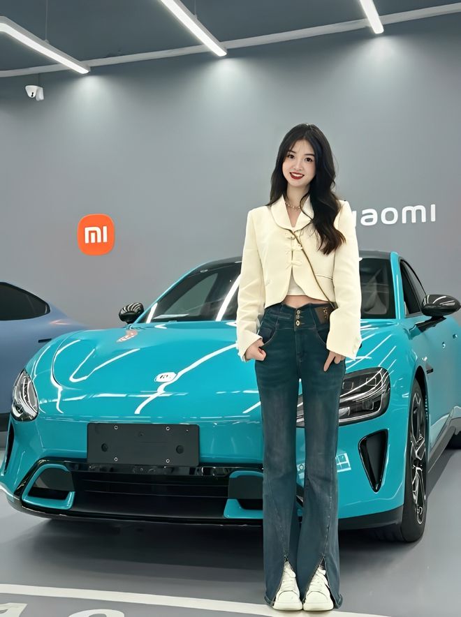 质量都这么高的吗？仙女也就长这样吧PG麻将胡了2小米SU7的美女车主(图2)
